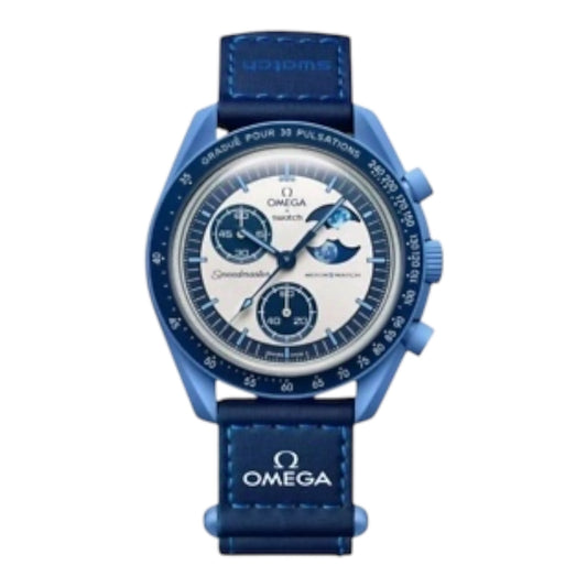 Swatch x Omega Bioceramic Moonswatch Mission to the Super Blue Moonphase