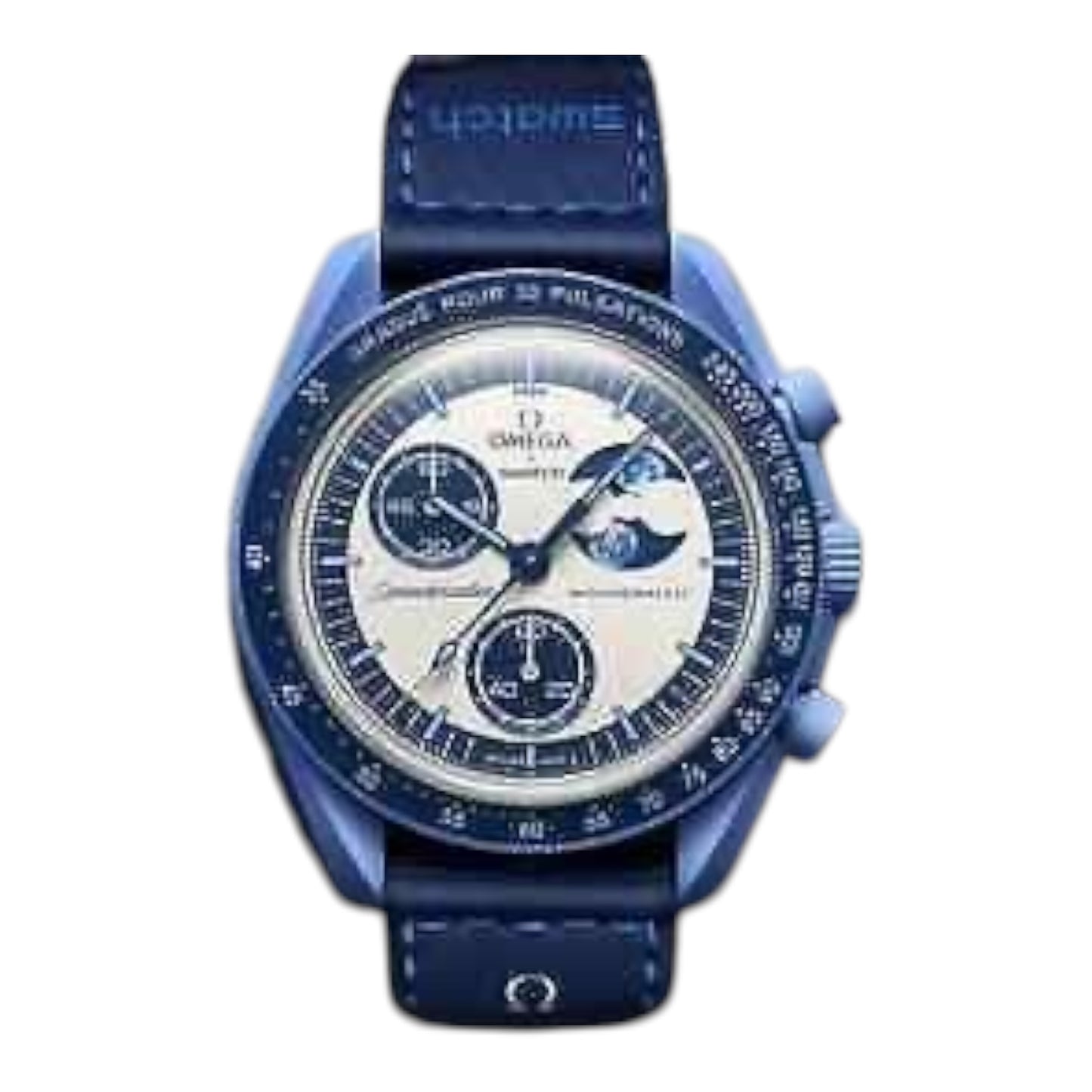 Swatch x Omega Bioceramic Moonswatch Mission to the Super Blue Moonphase