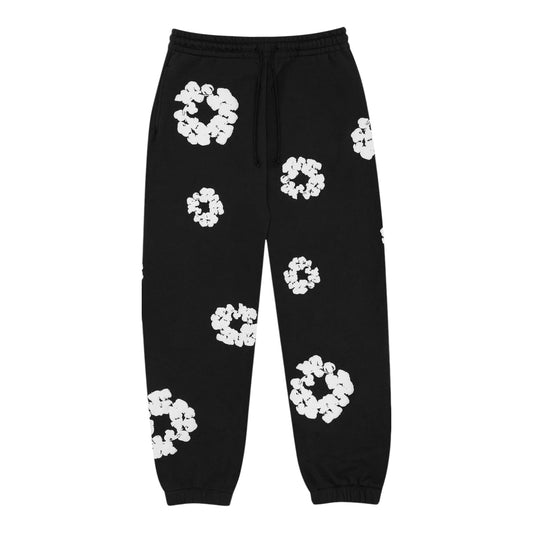 Denim Tears The Cotton Wreath Sweatpants Black