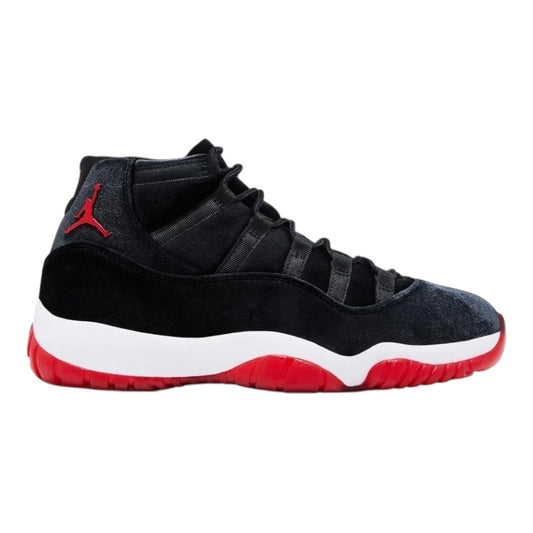 Jordan 11 Retro Bred Velvet (Women's) - The Flyest Kicks